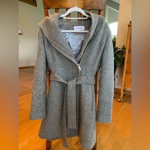 Calvin Klein Grey Hooded Jacket
